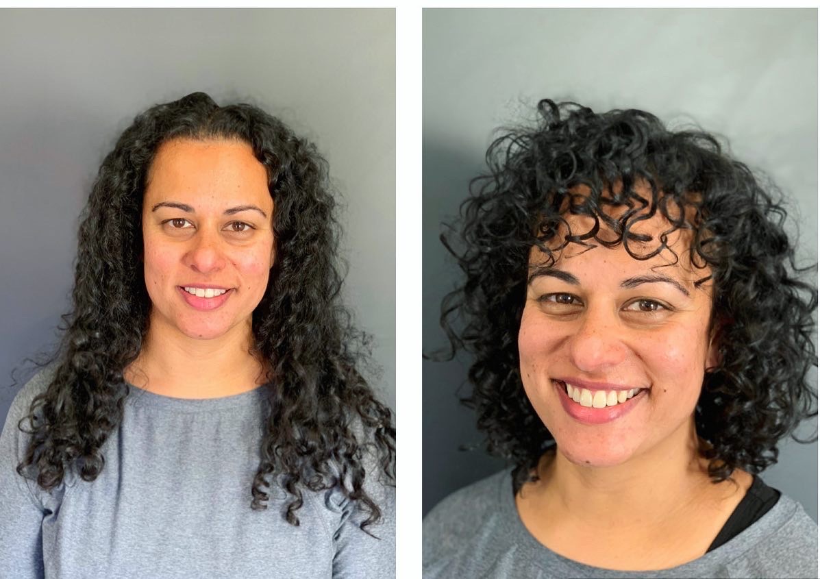 Credit Hair by Hope Rowville VIC 03 9755 6552 what is the curly girl method before and after