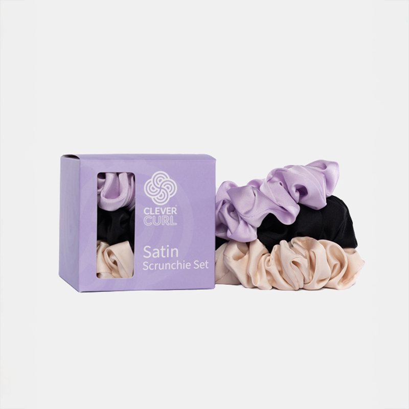Clever Curl Satin Scrunchie Set - Clever Curl